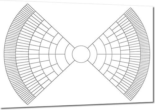 A3 Eight Generation Bow Tie Chart
