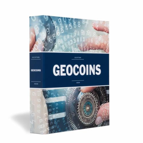 Geocoins Binder Album with 5 Numis sheets