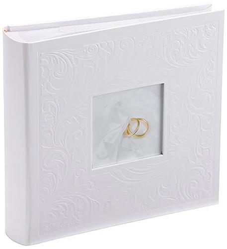 Pearl Wedding Rings 6x4" Slip-in Memo Photo Album for 200 prints