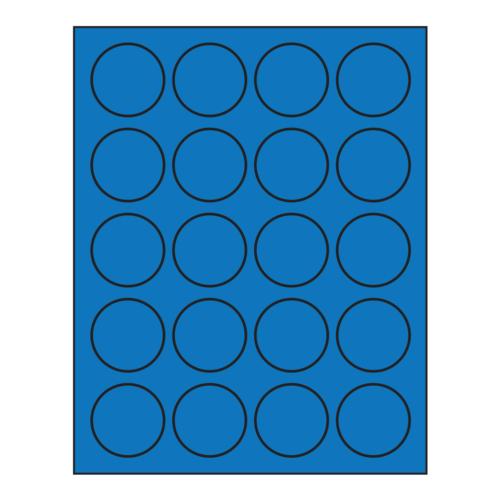 Premium Blue Velvet Coin Tray for Premium Coin Box - 20 spaces up to 37.5mm diameter