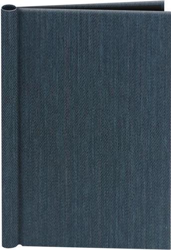 A4 Canvas Springback Binder - Blue