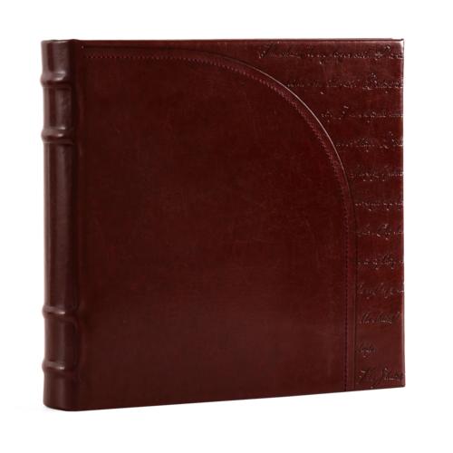 Journal Leather-look 6x4.5" 11x15cm Digital Photo Slip-in Album - Holds 200 Prints - Chocolate